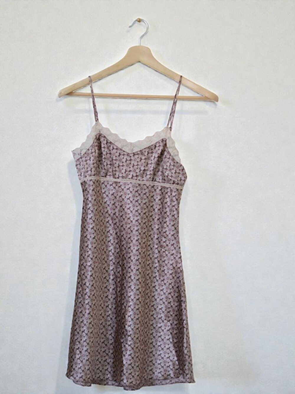 Etam Slip Dress US 10 Adjustable Straps Minimal Chic Satin Feel